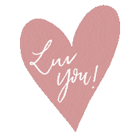 Luv U Love Sticker