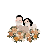 Illustration Love Sticker