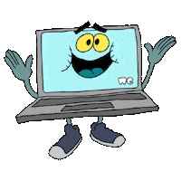 Cartoon Character Pixel Sticker by WeTransfer