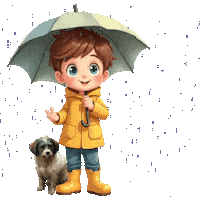 Its Pouring Heavy Rain Sticker