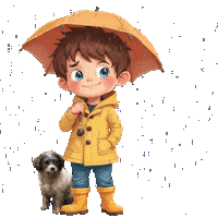 Its Pouring Heavy Rain Sticker