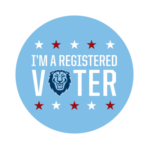 Vote Lions Sticker by Columbia University Athletics