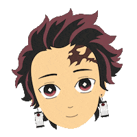 EidorianAato anime chibi demon slayer kimetsu no yaiba Sticker