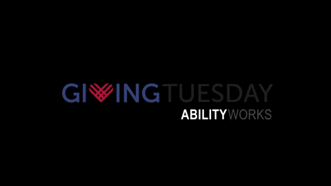 AbilityWorksInc giphygifmaker donate giving givingtuesday GIF