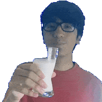 Milk Glass Sticker