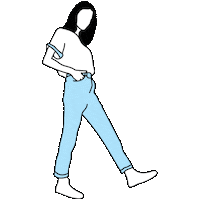 t-shirt dancing Sticker by Emma Darvick