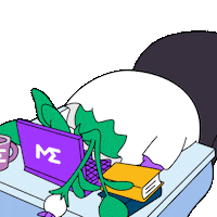 Tired Over It Sticker by Magic Eden