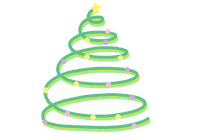 Christmas Tree Sticker by mamaQuilla Tejidos
