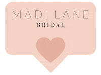 heart bride Sticker by Madi Lane Bridal