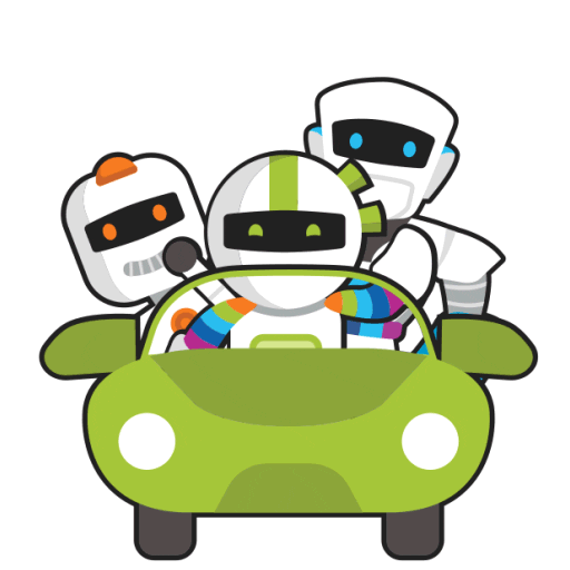 govtechsg car drive omw onmyway Sticker