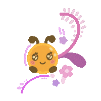 Bee Sticker by cnhkeyclub