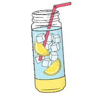 Summer Drink Sticker by sodashades