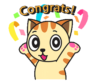Happy Cat Sticker by GoodMorningCat