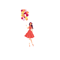 Dede Sticker by Balloonacy Boston