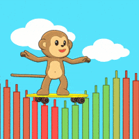 Wave Skate GIF by Wise Monkey Meme