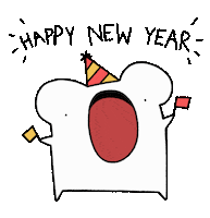 Happy New Year Nye Sticker by Kennysgifs