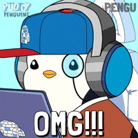 Excited What Just Happened GIF by Pudgy Penguins