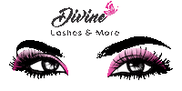 divinelashesmore woman pretty eye lashes Sticker