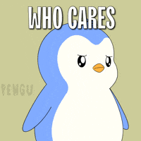 Over It Whatever GIF by Pudgy Penguins