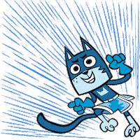 Cat Yes Sticker by Holler Studios