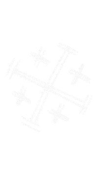 Cruz Branca Sticker