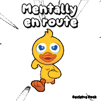 En Route Duck Sticker by VeeFriends