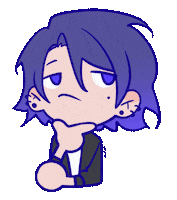 Jojuki thinking kit kitju sojusona Sticker