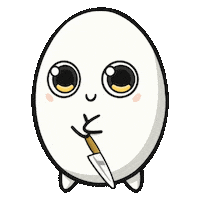 Egg Swinging Sticker