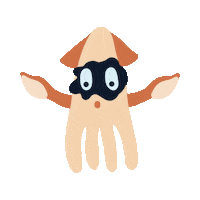Squid Wow Sticker