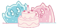 Happy Birthday Cake Sticker