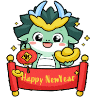 Happy New Year 新年快乐 Sticker