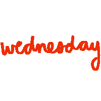 Wednesday Sticker