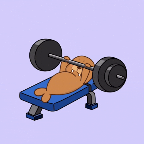 Benching Work Out GIF by FROSTYS