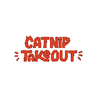 catniptakeout cats kitty playful kittens Sticker