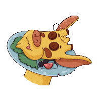 proananas_s animals giraffe deaths dinners Sticker