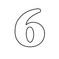 Black And White Orange Sticker