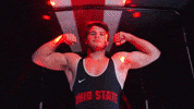 Ohio State Flex GIF by Ohio State Athletics