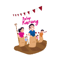 Independence Day Indonesia Sticker by XL Axiata