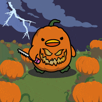 digitalducks stabby quacks digital ducks duck with knife GIF