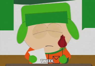 kyle broflovski rose GIF by South Park 