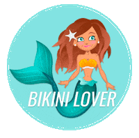 Mermaid Bikini Lover Sticker by FJ SWIM BIKINIS