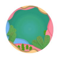 Arbor Day Earth Sticker