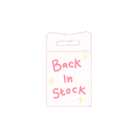 Back In Stock Sticker by Handduk