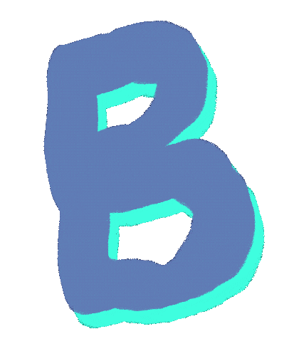 Letter B Sticker
