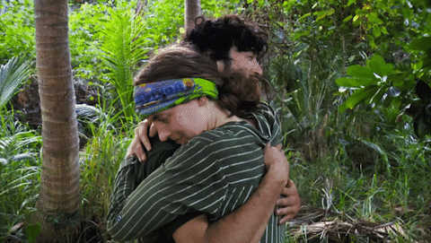 Friends Hug GIF by Survivor CBS