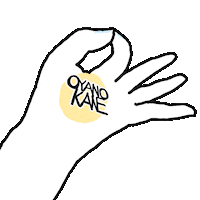 oyanokanerecords money brand hand oyanokanerecords Sticker