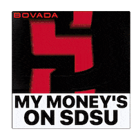San Diego Sdsu Sticker by Bovada