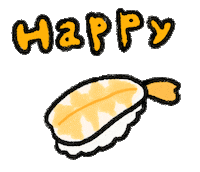 Shrimp エビ Sticker