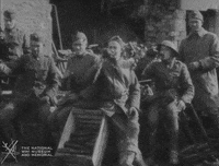 NationalWWIMuseum black and white military footage soldiers GIF