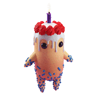 Happy Red White And Blue Sticker